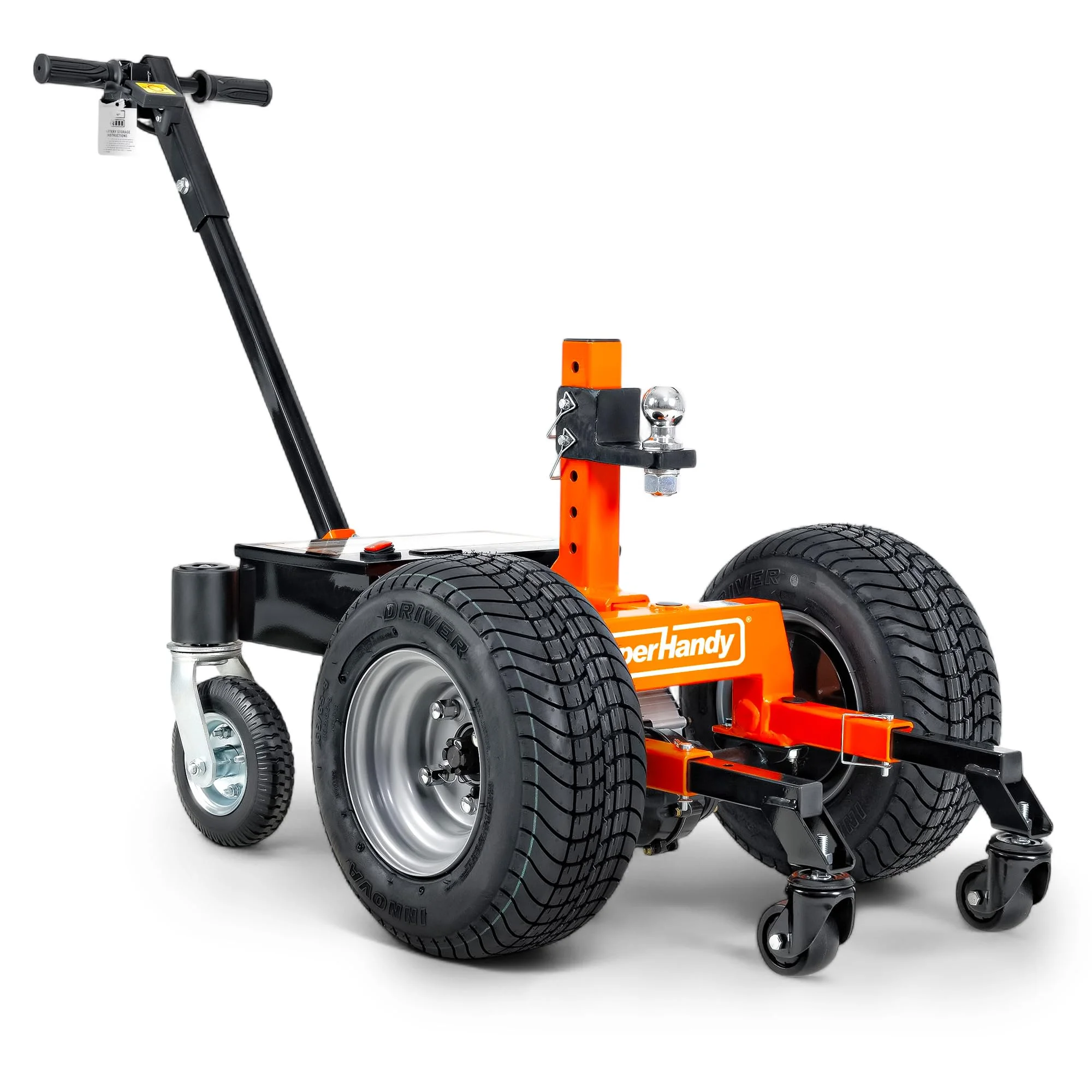 SuperHandy Anhängerrangierhilfe, max. Anhängergewicht 3.400 kg, 24 V, 9 Ah | 560 kg max. Stützlast; für Wohnwagen, Boots-, Nutz- und Viehanhänger; ausgelegt für Nennlast und Nennleistung