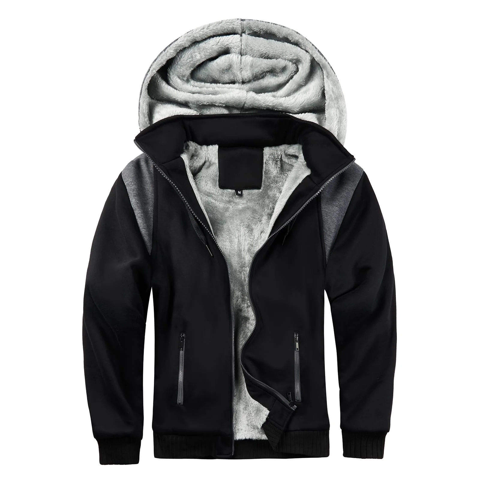 LBL Hoodie Herren Kapuzenpullover Dicker Pullover Kapuzenjacke Langarm Sweatjacke Fleecejacke Winter Warm Sweatshirt Herren Hoodies Mit Reißverschluss