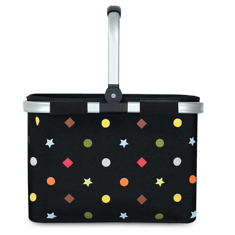 Diurwur®30L Einkaufstasche Familie Tragekorb Faltbar Einkaufskorb Groß Picknickkorb Klappkorb Reisetasche Personalisierter Einkaufen Korb mit Gepolsterten Griffen - ideal für Reisen/Picknick/Einkaufen