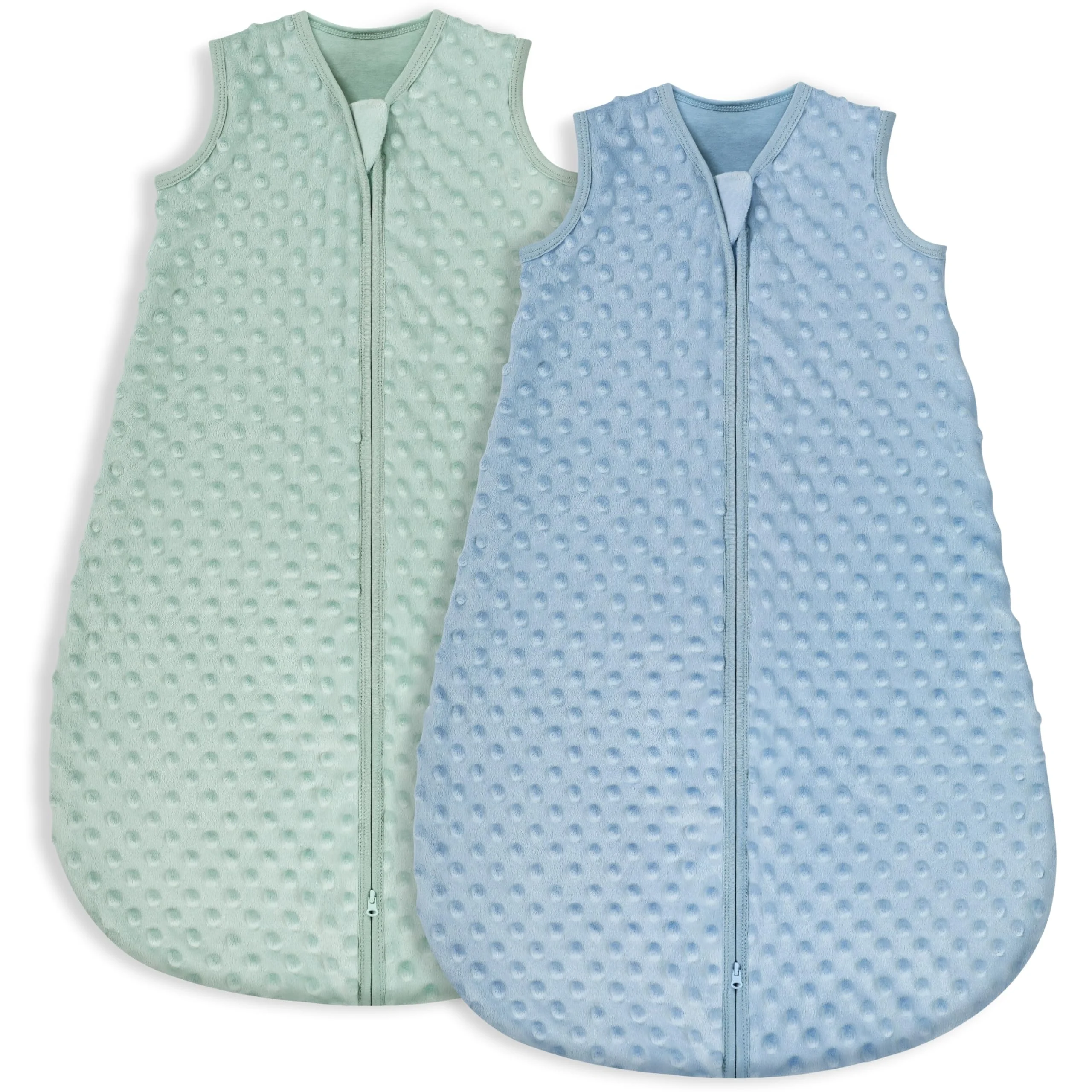 Yoofoss Schlafsack Baby Winter 1.5 Tog - 2er Pack 90cm/18-24 Monate Winterschlafsack Herbst Babyschlafsack Warm Ganzjahresschlafsack für Jungen Mädchen Neugeborene