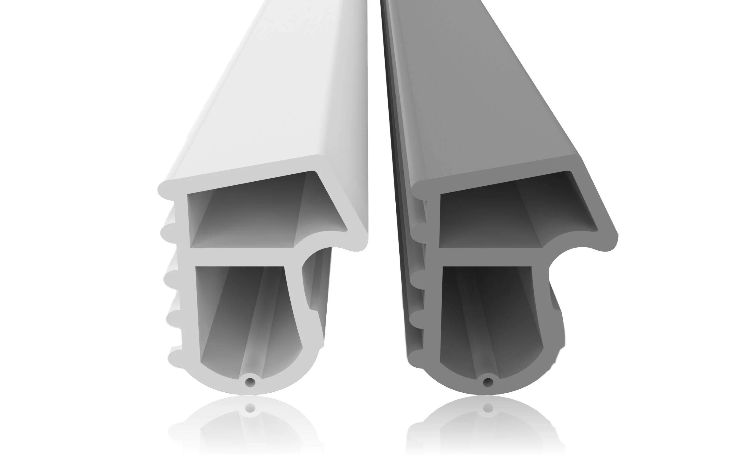 Stahlzargendichtung Weiß 10m - gegen Zugluft Lärm & Staub spart Heizkosten Dichtung Dichtungshöhe 16mm Dichtungsbreite 13mm Falz Türdichtung (Weiss 10m)