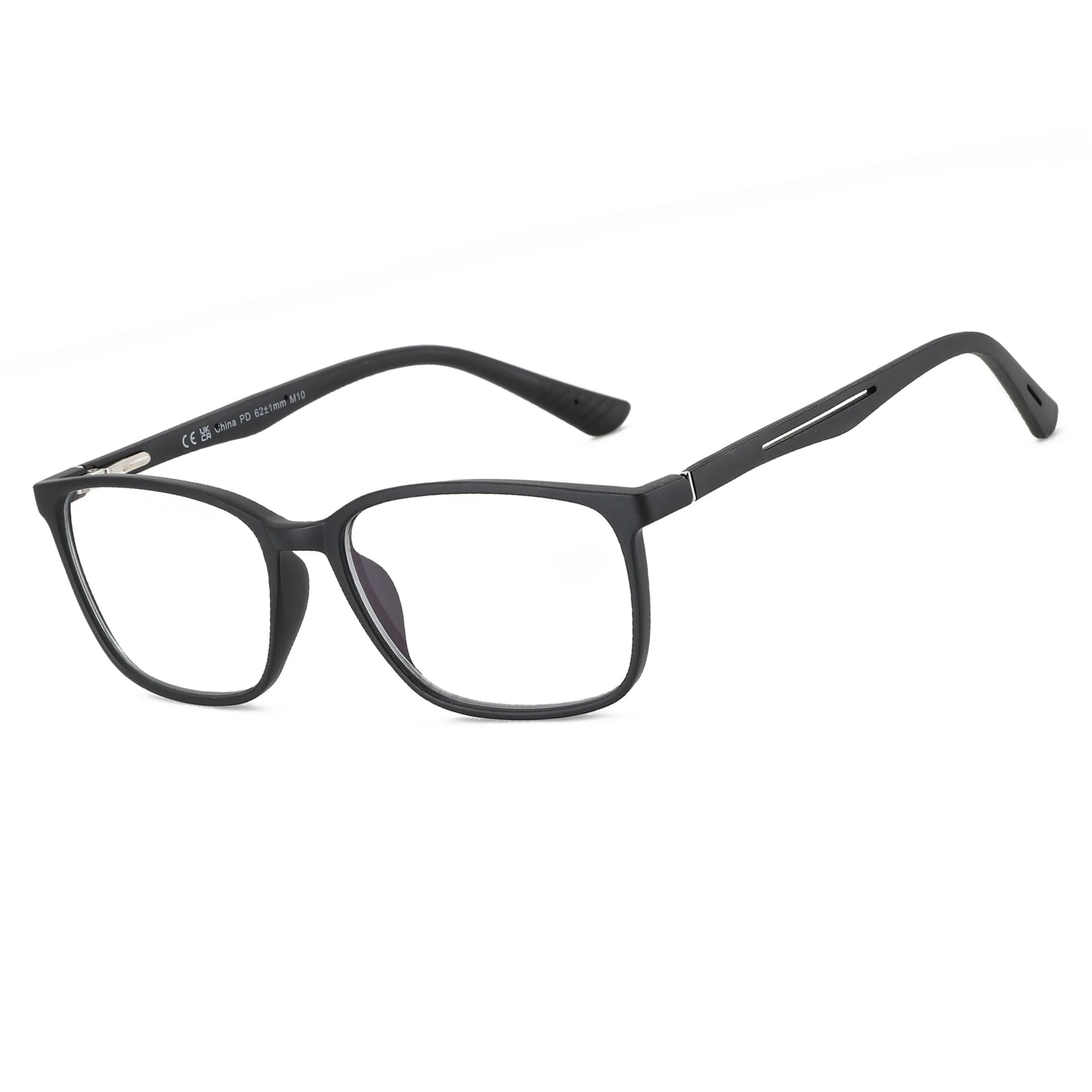 ZENOTTIC Blaulichtfilter Brille, Lesebrille Herren Eckige Rahmen-Leser Anti-Glanz Sport Computerbrille