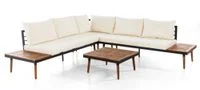 Norma24.de Deals am 07.08.2026: 12tlg. Ecklounge Akazienholz mit Tisch sichern