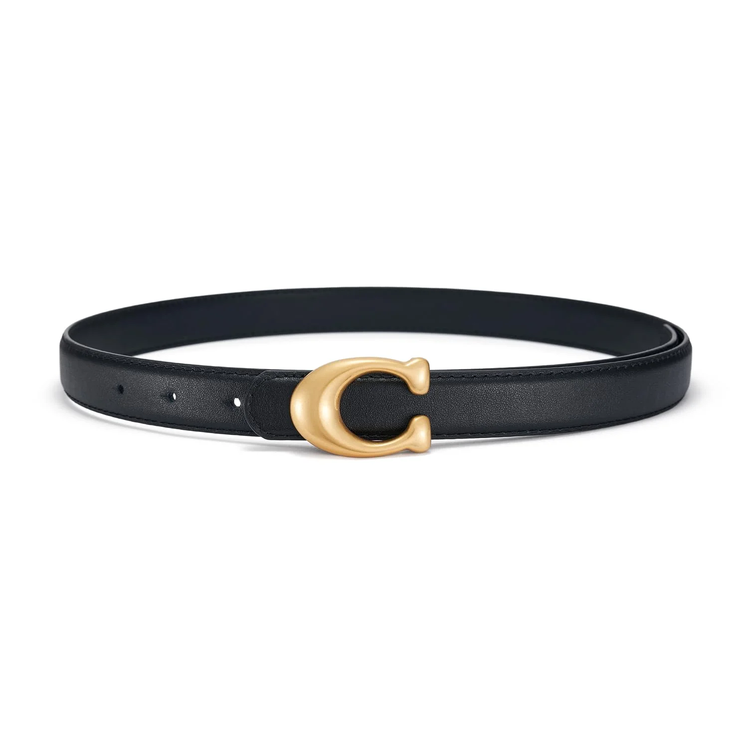 SYMOL Ledergürtel Damen Gürtel Taillengürtel Damengürtel Leder Jeansgürtel Echtleder 24mm Breit Schwarz und Weiß