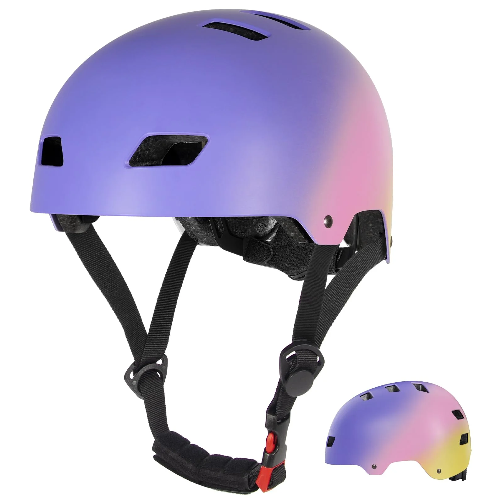 LANOVAGEAR Skaterhelm Fahrradhelm Kinderhelm Radhelm Sporthelm für Erwachsene, Jugendliche, Kinder für Fahrrad Skateboard Scooter