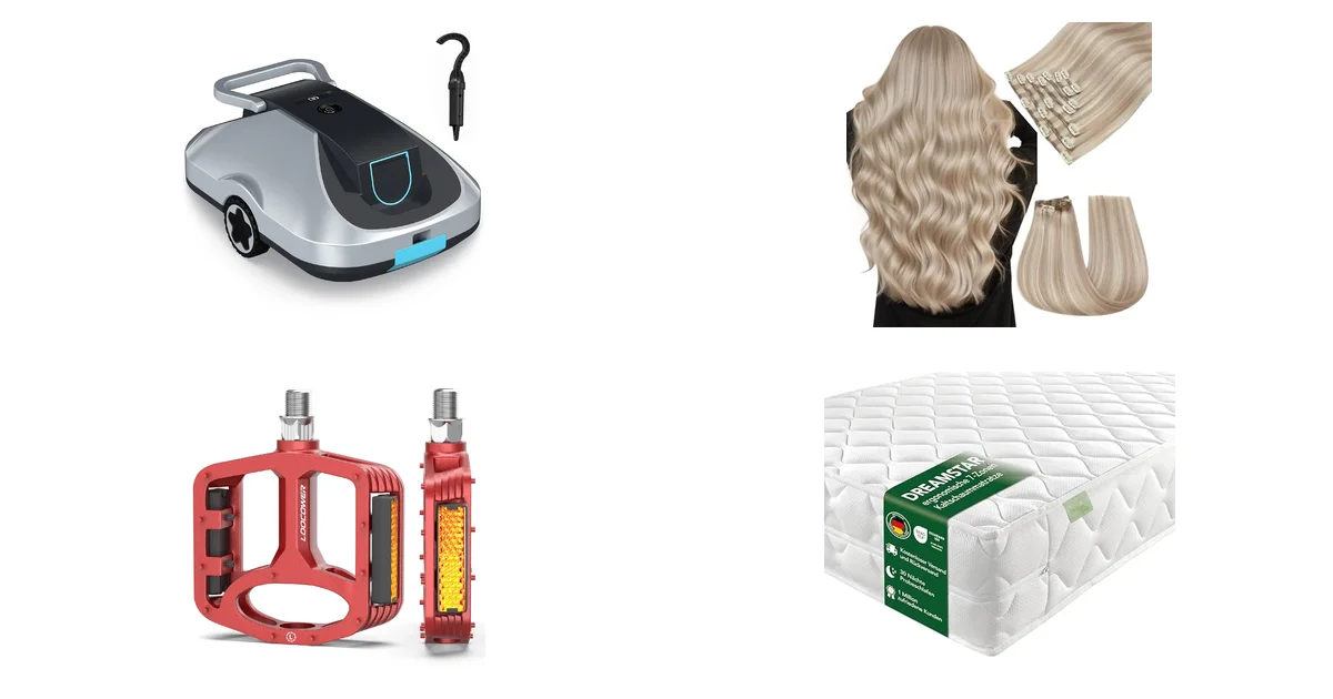 Heißeste Deals des Tages am 09.08.2026: Poolroboter Akku und kabelloser Saugroboter