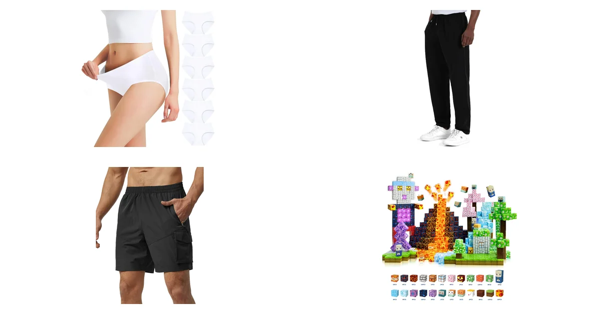 Top-Produkte bei Amazon Blitzangebote 09.08.2026: Falechay Unterhosen Damen & Ross Camp