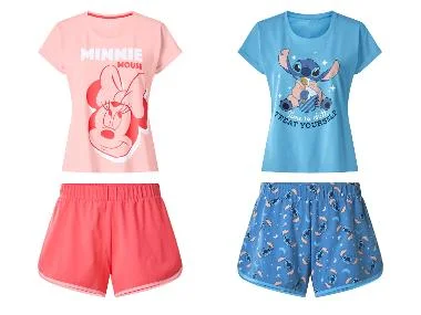 Damen Pyjama »Minnie Maus / Stitch«