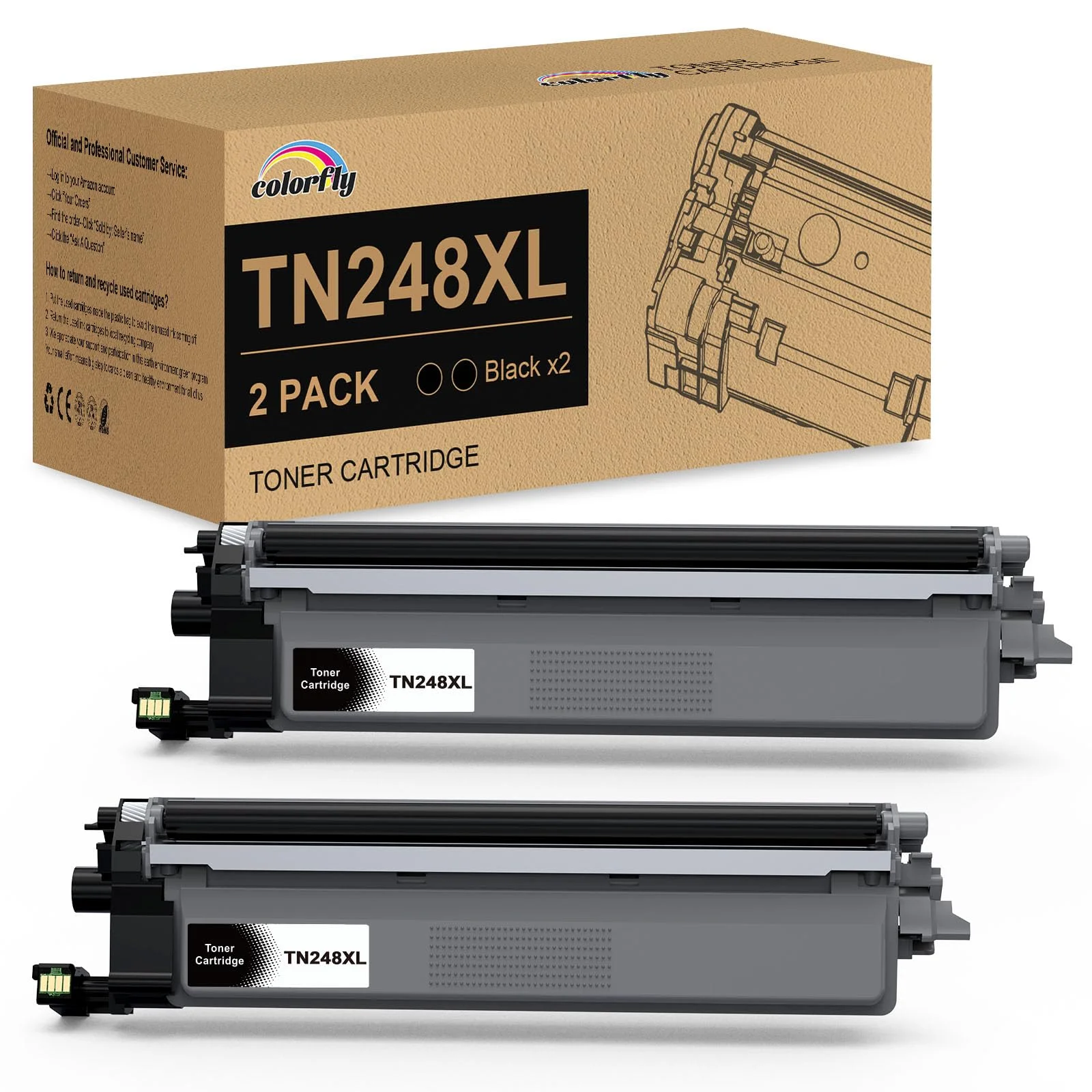 TN248XL TN248 XL Toner Schwarz 3000 Seiten kompatibel mit Brother TN-248 TN-248XL für Brother DCP-L3560CDW DCP-L3520CDWE DCP-L3520CDW HL-L3240CDW MFC-L3760CDW MFC-L8390CDW MFC-L3740CDWE