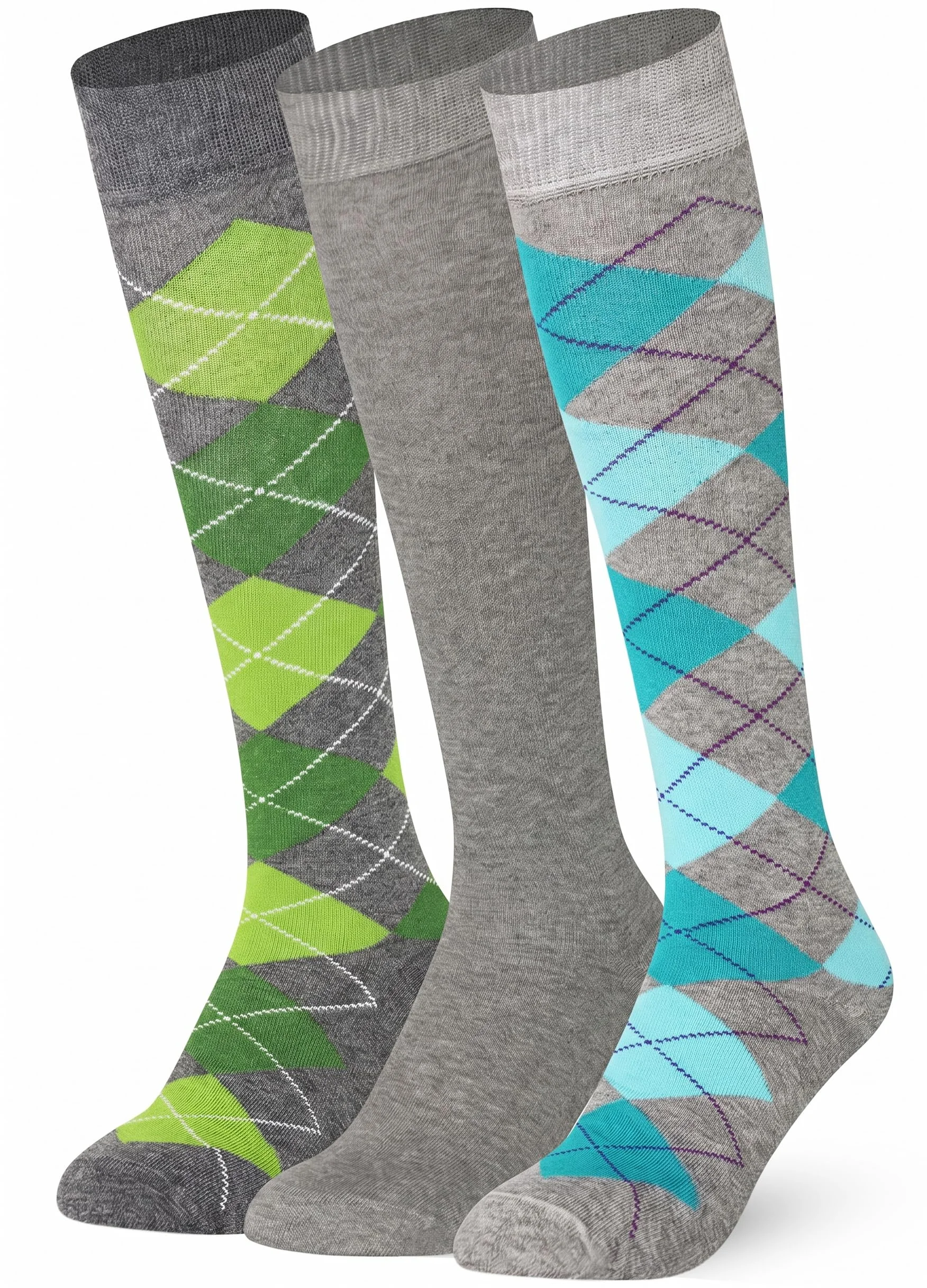 Mysocks Kniestrümpfe Damen Kniestrümpfe Herren - Unisex Knee High Socks Knie Strümpfe - Gekämmte Baumwolle Knie Strümpfe