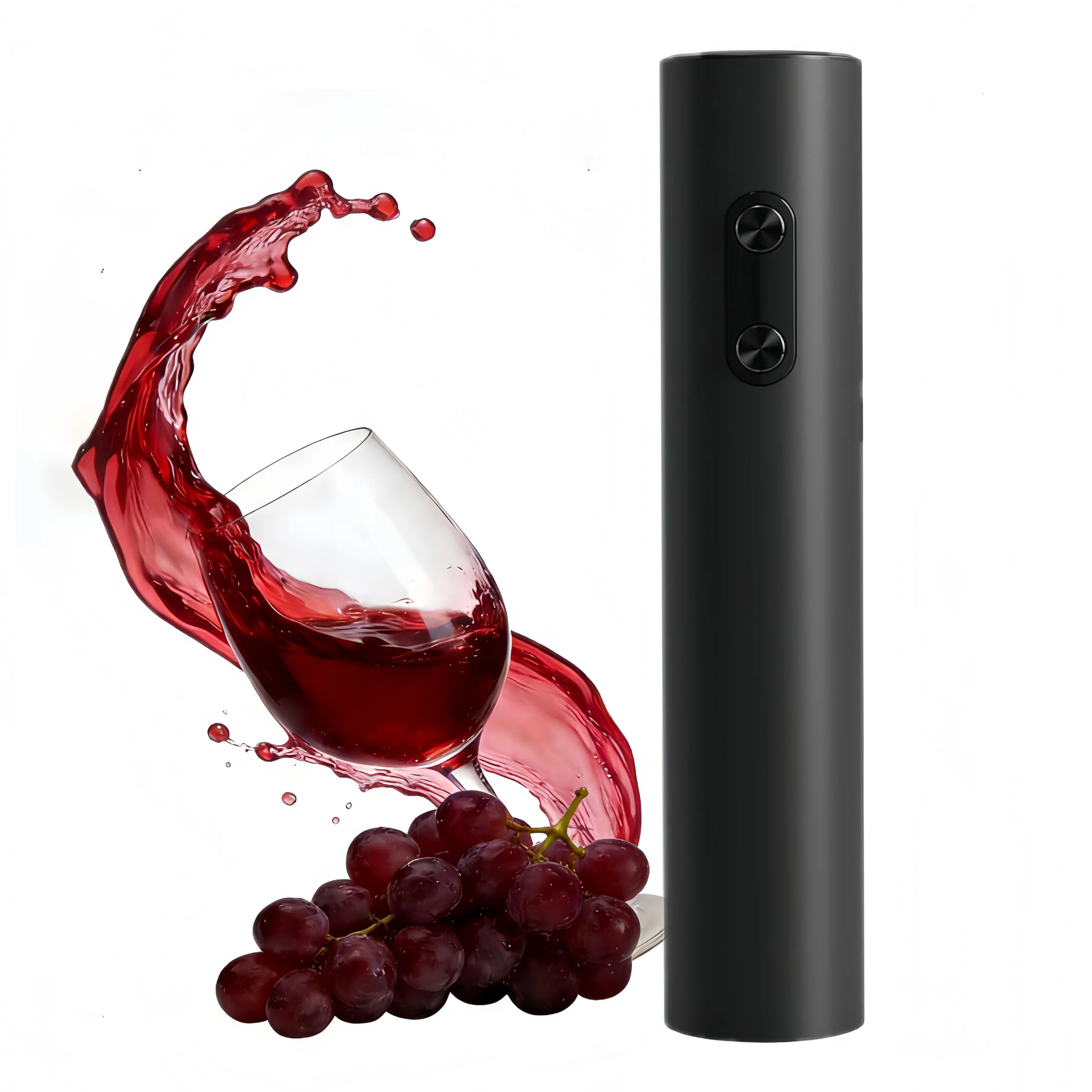 PEIPU elektrischer Weinflaschenöffner, Akku betrieben, einfach zu bedienen, perfekt für Zuhause, Restaurants & Reisen, Weinliebhaber & Gastgeber (Inky)