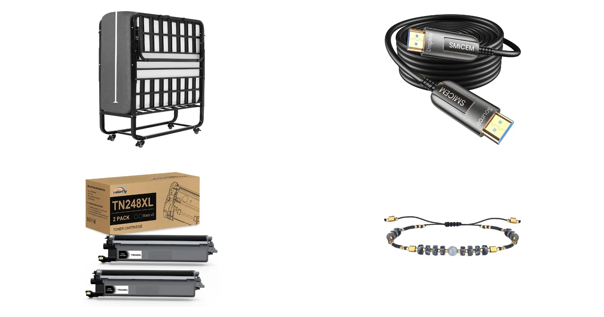 DICTAC Klappbett 90x200cm mit 13cm Matratze Blitzangebot 12.08.2026 bei Amazon