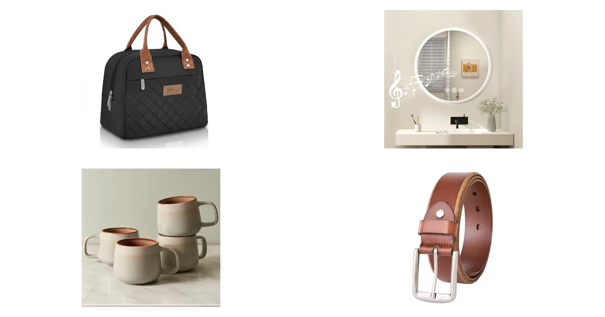 Amazon Blitzangebote heute: HOMESPON Lunchtasche und Habison LED-Spiegel am 12.08.2026