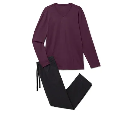 Pyjama-Set mit Flanellhose
