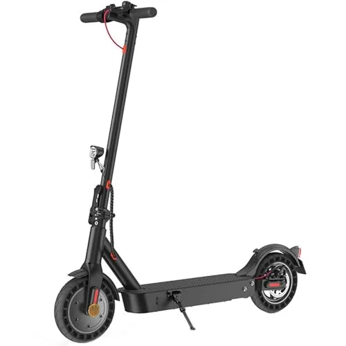 E Scooter with Road Legal, 40 km Range, 10 Inch Honeycomb Tyres, High-Quality Suspension, ABE Electric Scooter, 20 km/h, Dual Brake System, Max Tyres, Electric Scooter for Adults
