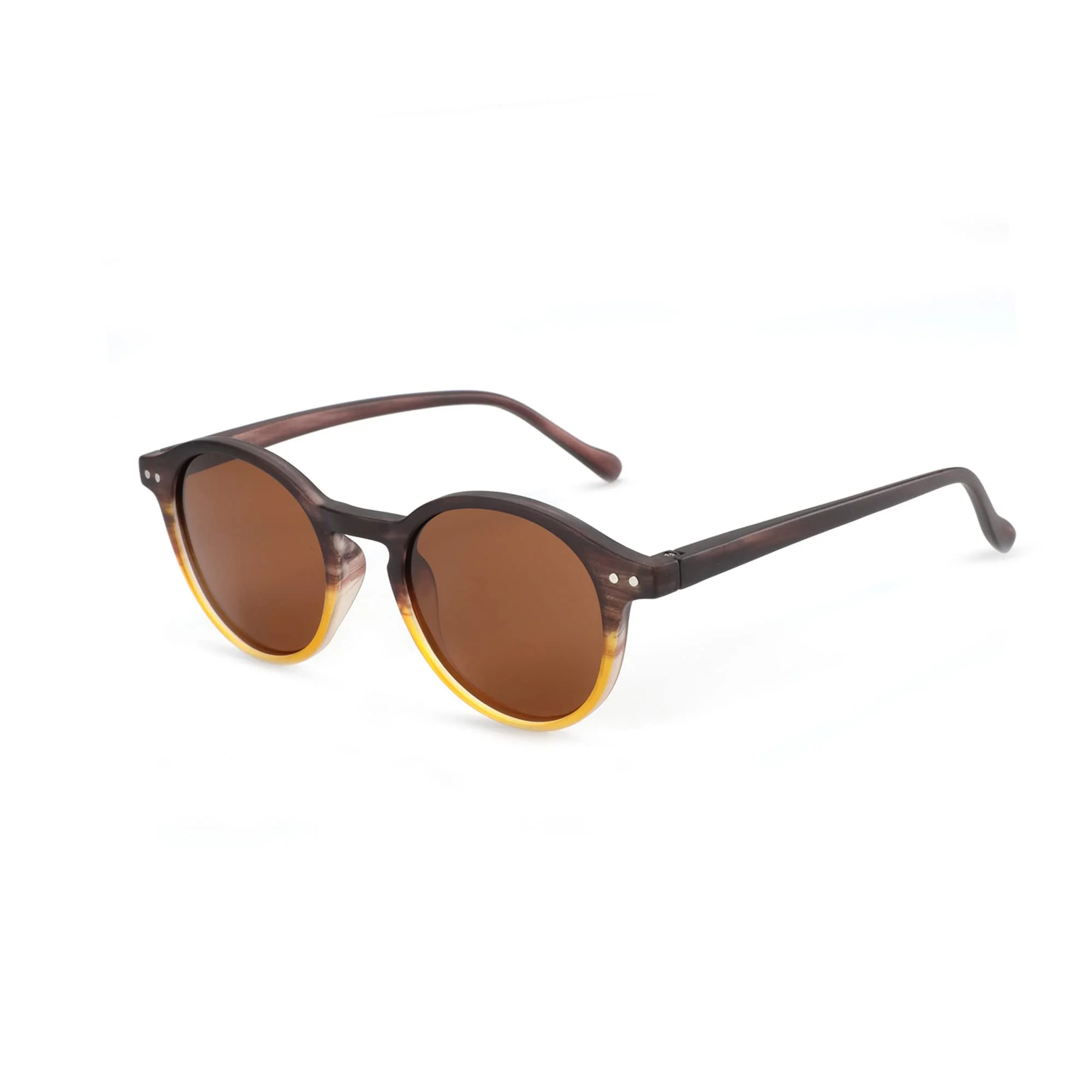 ZENOTTIC Sonnenbrille Polarisiert Rund Retro Klassisch UV 400 Schutz Vintage Rahmen f¨¹r Herren Damen ¡­