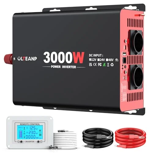 OLTEANP Spannungswandler 12v 230v 600W/1200W