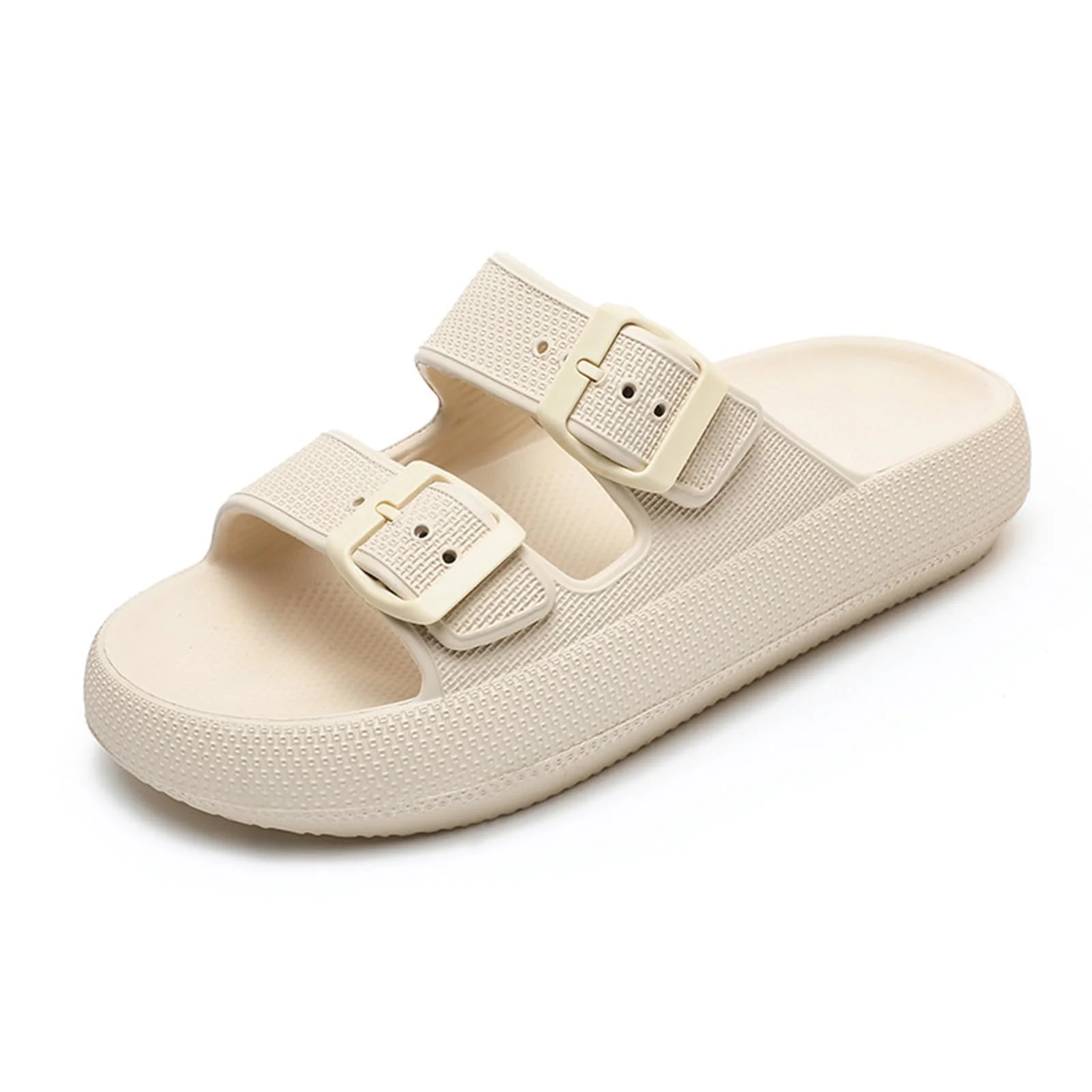 Waysoland Cozyslides Original Damen Herren,Wolkenschuhe Damen Sandalen mit Verstellbaren Schnallen Rutschfest Schnell Trocknend Super Bequeme Dicke Sohle Airfoot