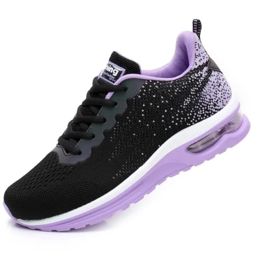 FLARUT Damen Sportschuhe Laufschuhe Herren Turnschuhe Luftpolster Trainers Running Leichte Schuhe Fitness Atmungsaktiv Gym Sneakers
