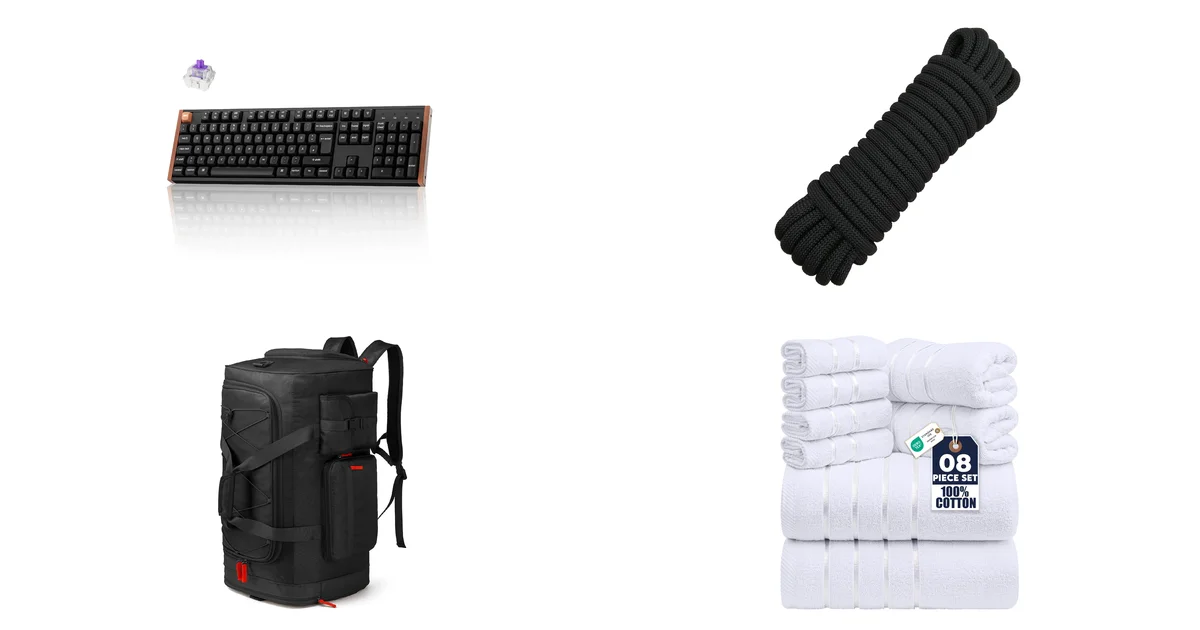 Top-Produkte beim Blitzangebot von Amazon am 14.08.2026: Keychron K10 HE Tastatur und