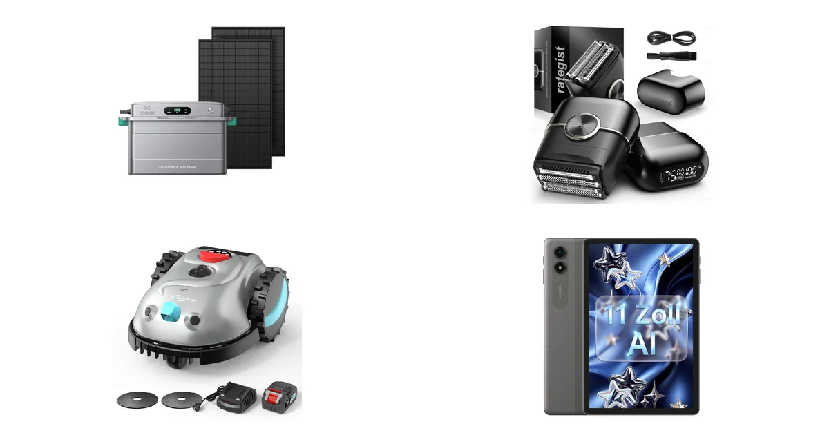 Amazon-Neuheiten 14.08.2026: Zendure SolarFlow 800 Plus & Elektrorasierer Herren