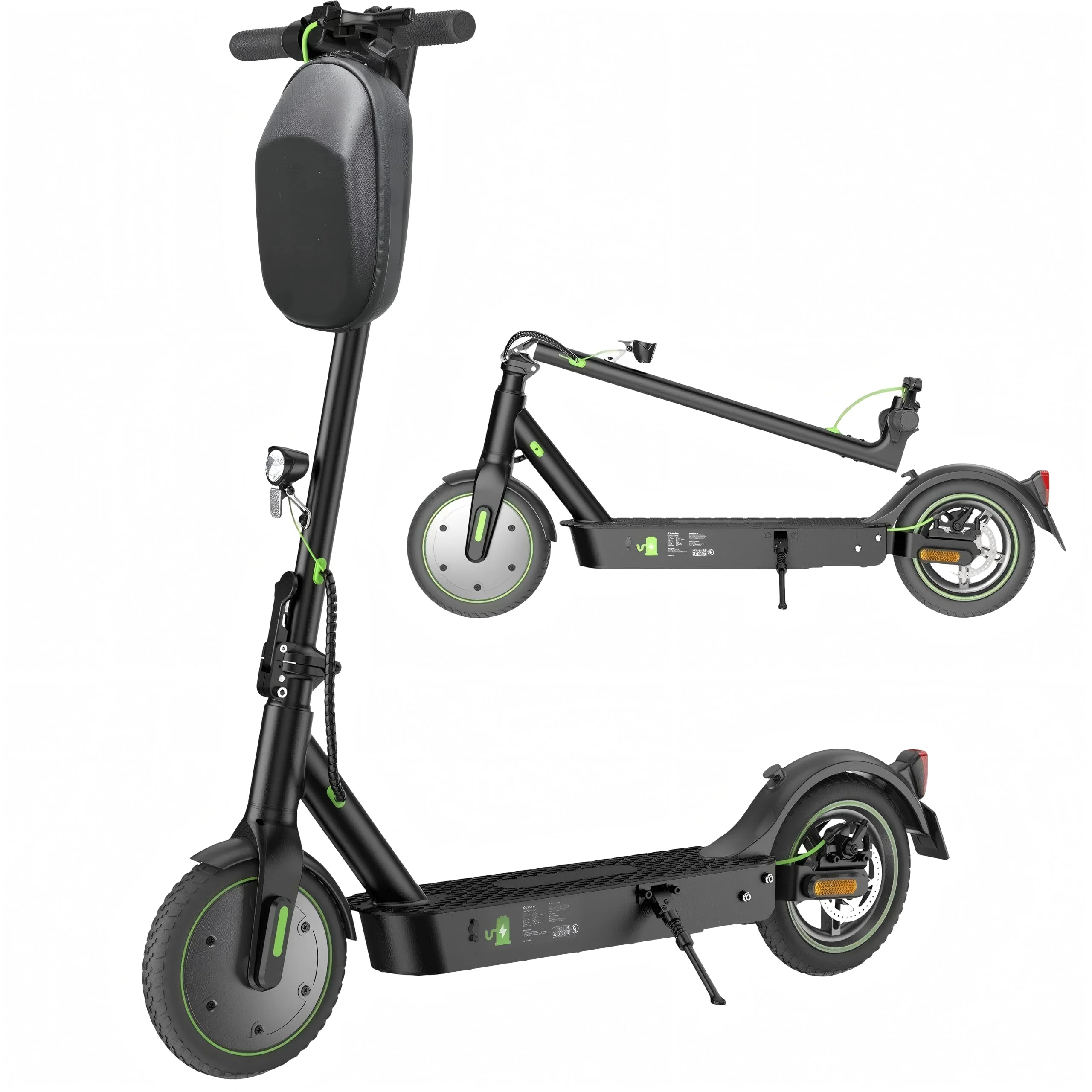 E Scooter mit Straßenzulassung, 350W Motor E Roller mit App, 30KM Reichweite, Elektroroller 120kg Tragkraft, Faltbarer Elektroscooter Erwachsene für den Pendlerverkehr, Mit Electric Scooter-Tasche