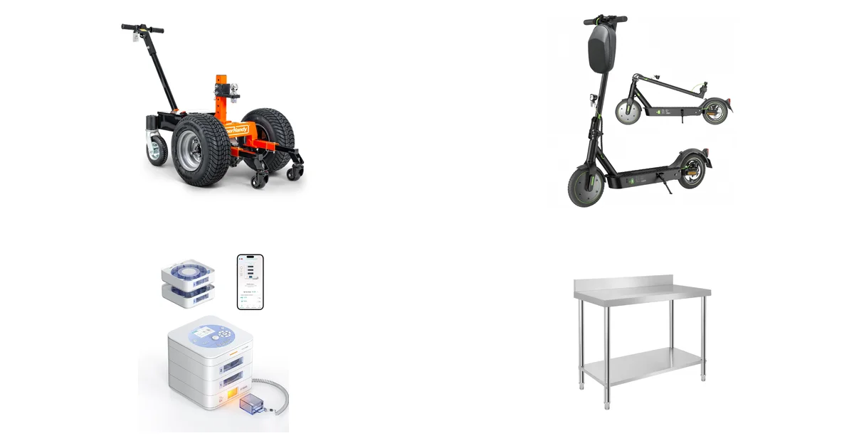 Top-Produkte Blitzangebote am 15.08.2026: Anhängerrangierhilfe 3400 kg und E Scooter mit