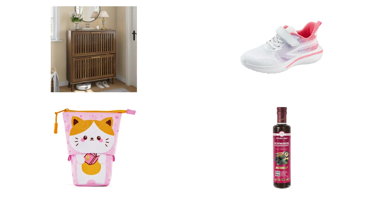 Smart FENDEE Schuhschrank Bauernhausstil und MOYAYXJ Turnschuhe Kinder Blitzangebote