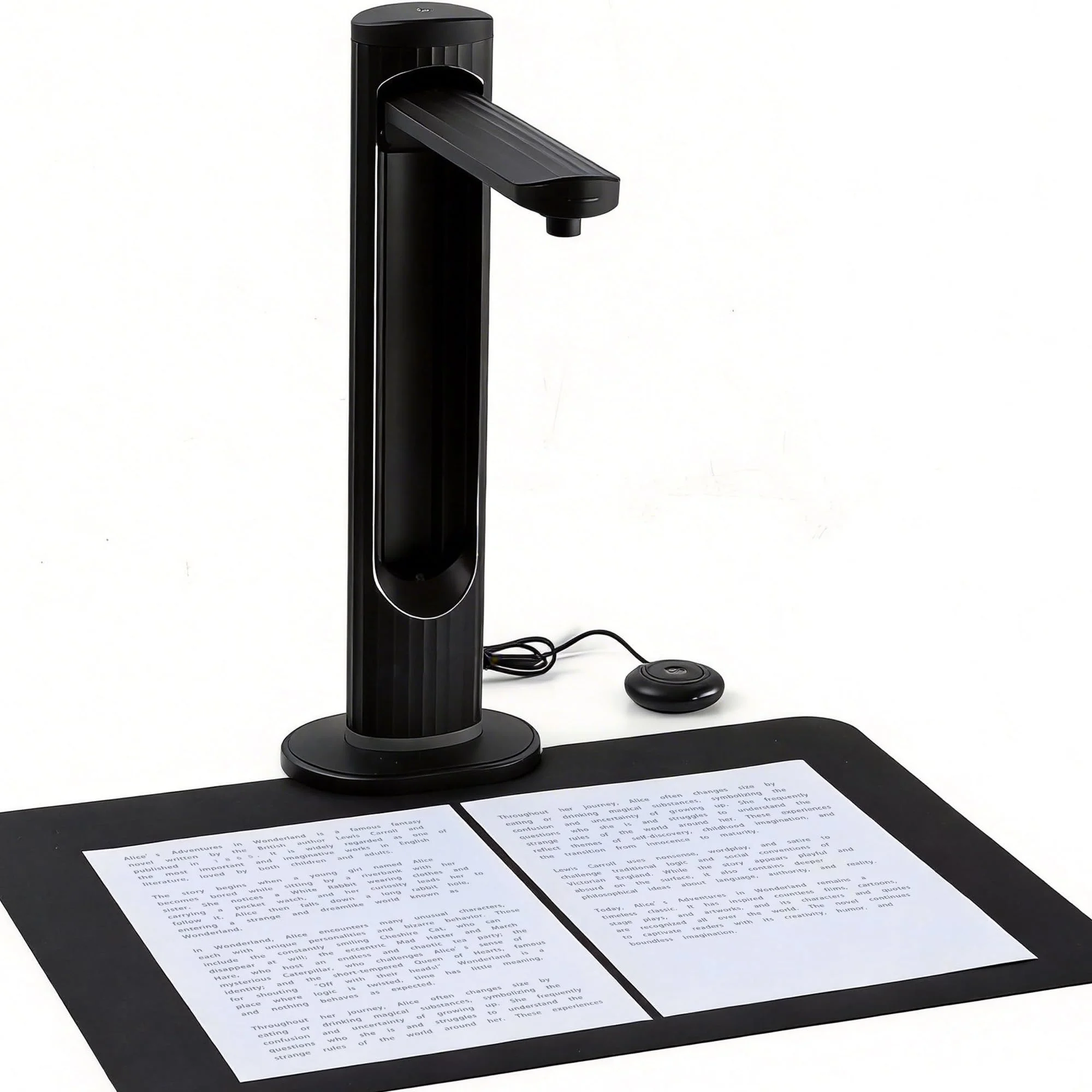 Venkillian A3 Tragbarer Dokumentenscanner: 23MP Hochauflösende Kamera Auto-Flatten Laser-Positionierung Kompatibel mit Windows & Mac für Zuhause Büro Schule Bibliothek und professionelle Anwender