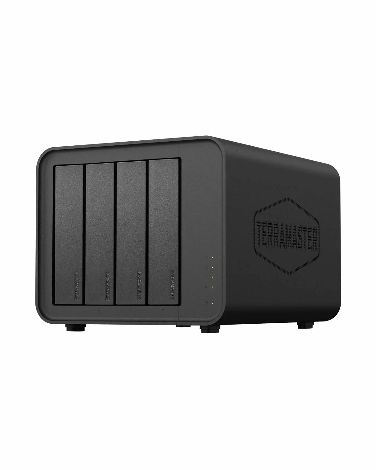 TERRAMASTER F4-424 Pro 4 Bay NAS für Unternehmen(Diskless) | Core i3-N305 8-Core 8-Thread CPU, 32GB DDR5 RAM, 2.5GbE Port x 2, 2x M.2 NVMe, 4K Transcoding, <21dB Silent