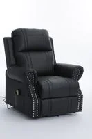 Elektrisch verstellbarer Relaxsessel, ca. 92 x 104 x 98,5 cm - Schwarz