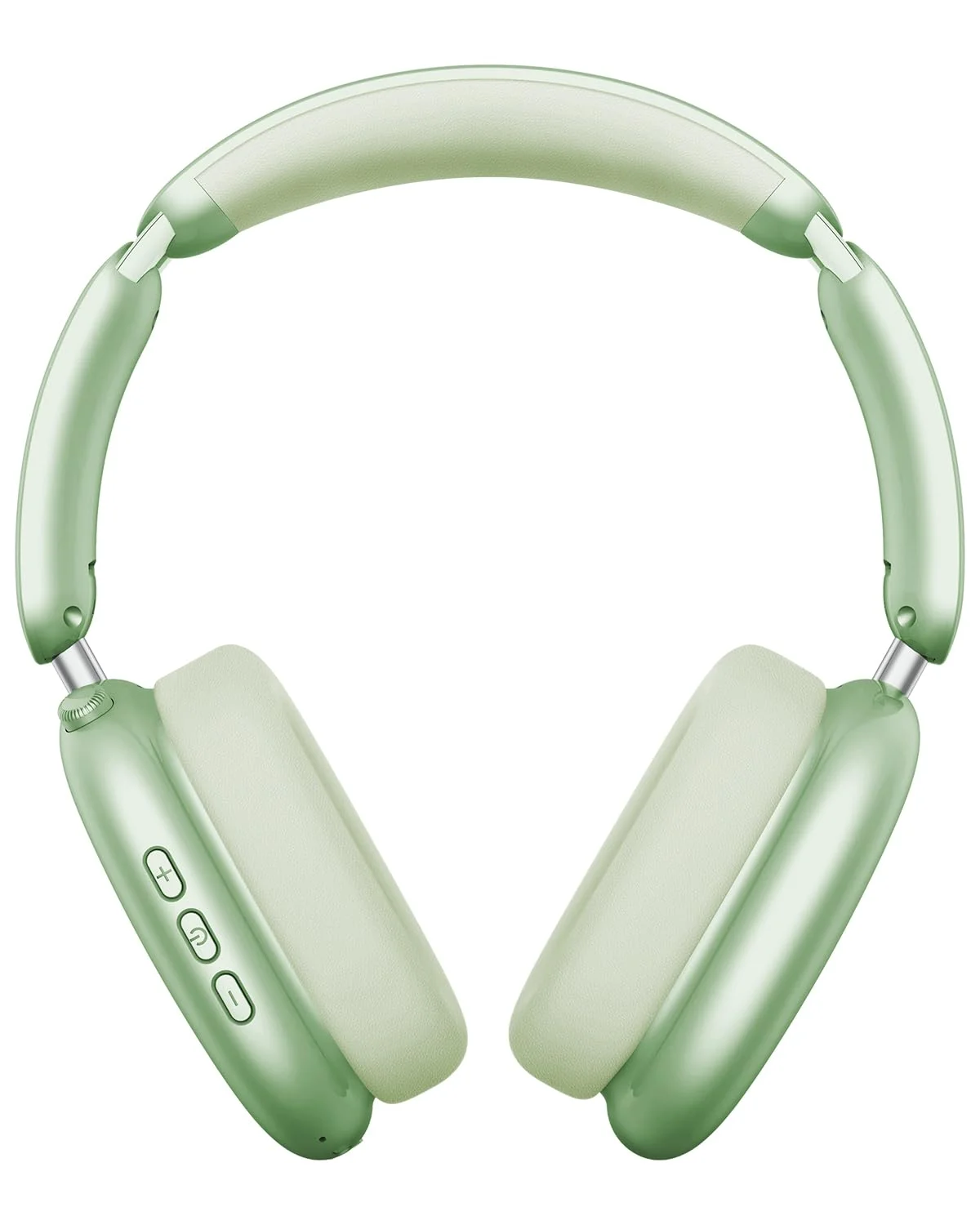 Wentronic Y02 Aktive Noise Cancelling Kopfhörer,60 Std.5 EQ-Musikmodi,Hi-Res-Audio,Tiefe Bässe,faltbares kabelloses Over-Ear-Bluetooth 5.4-Headset,atmungsaktive Leder-Ohrpolster (Grün)