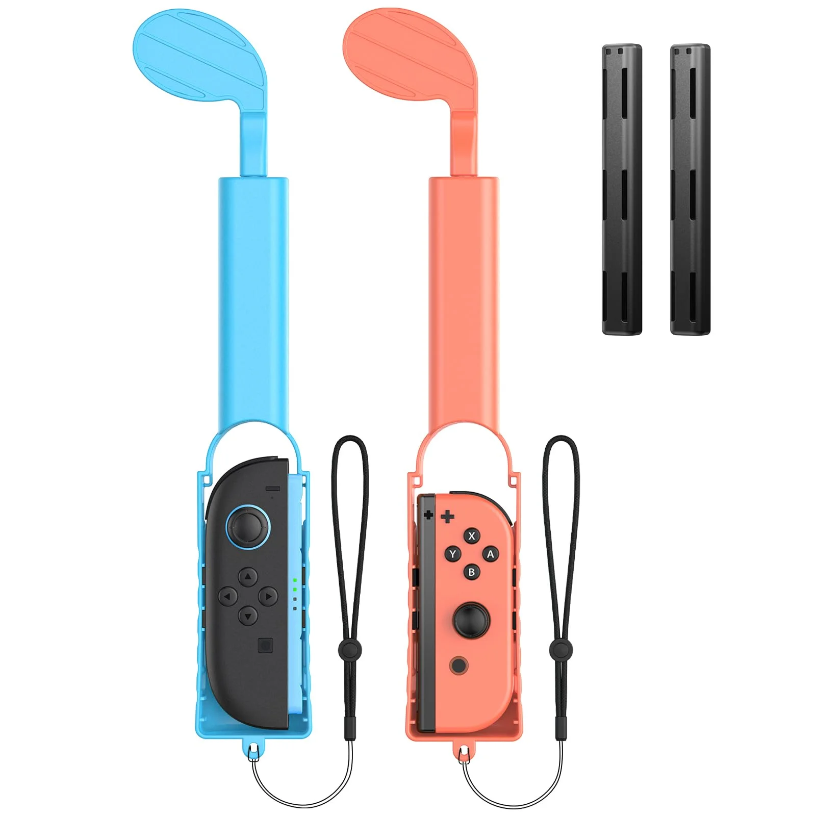 [Fit für Switch 2/1]Golfschläger Handgriffe für Nintendo Switch2/Switch1/OLED Modell, Golf Handhalter für Joycon2&1 Controller, Handgriff für Nintendo Switch Sports Golf und für Mario Golf: Super Rush