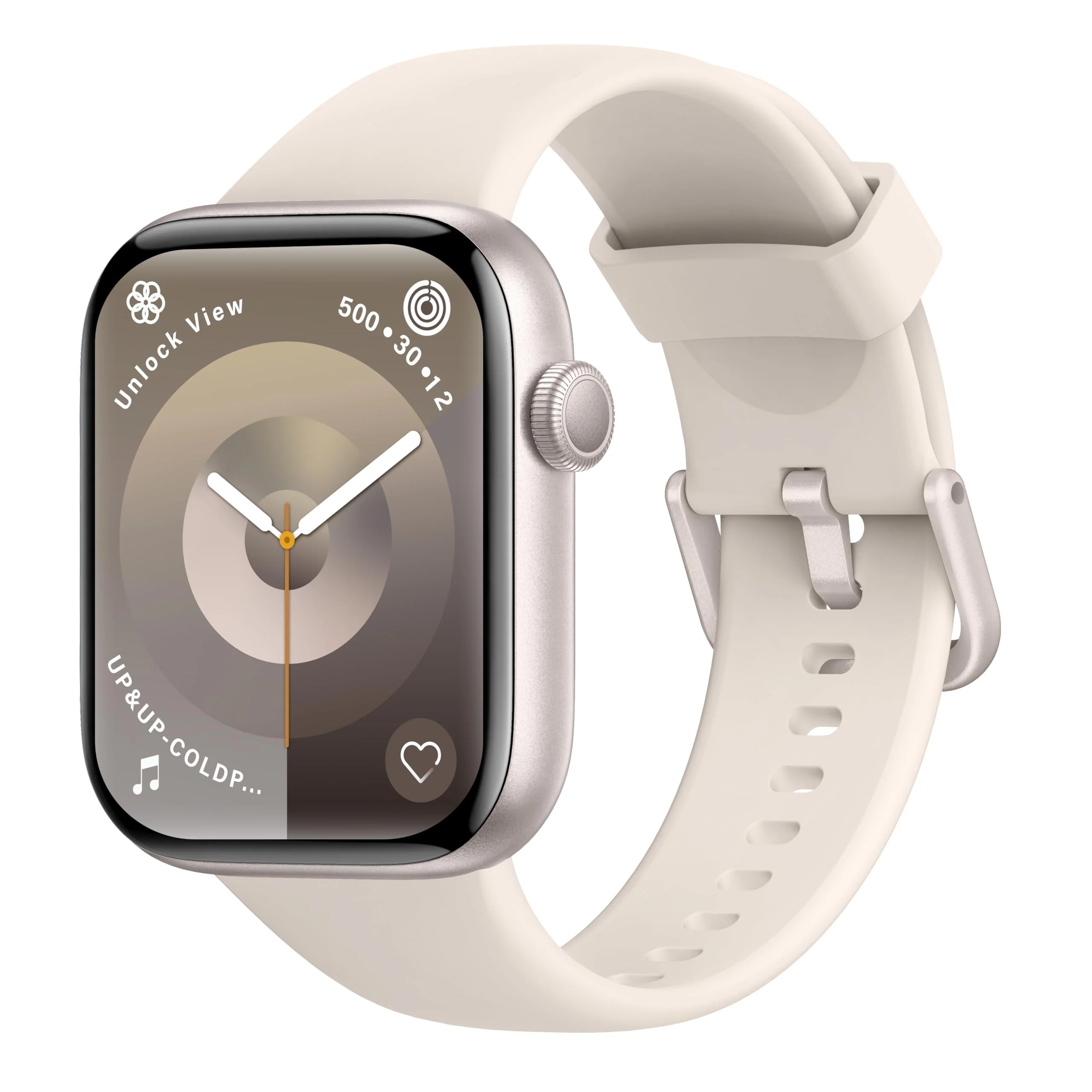 Smartwatch Damen Herren, 1,85" HD Touch Fitnessuhr mit Telefonfunktion, 140+Sportmodi Smart Watch Fitness Tracker mit Pulsmesser Schlafmonitor Schrittzähler, IP68 Wasserdicht Sportuhr iOS Starlight