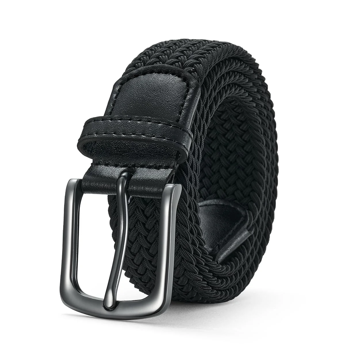 BELTER Stretchgürtel Elastischer Gürtel Herren Damen Stoffgürtel Flechtgürtel