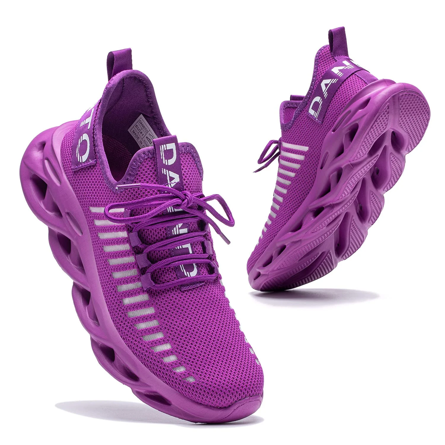 DANNTO Laufschuhe Herren Turnschuhe Damen Sneaker Leichte Atmungsaktiv rutschfeste Sportschuhe Gym Fitness Outdoor Schuhe Fashion Straßenlaufschuhe | Dämpfung,Running Schuhe