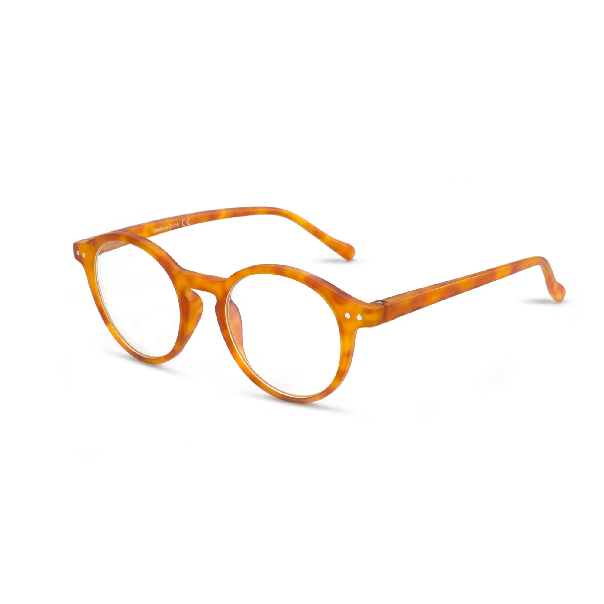ZENOTTIC Blaue Licht Blockieren Brille, Anti Schwindlig Glasses Damen und Herren Leicht Rundrahmen Retro Brillen0.0 1.0 1.5 2.0 2.5 3.0