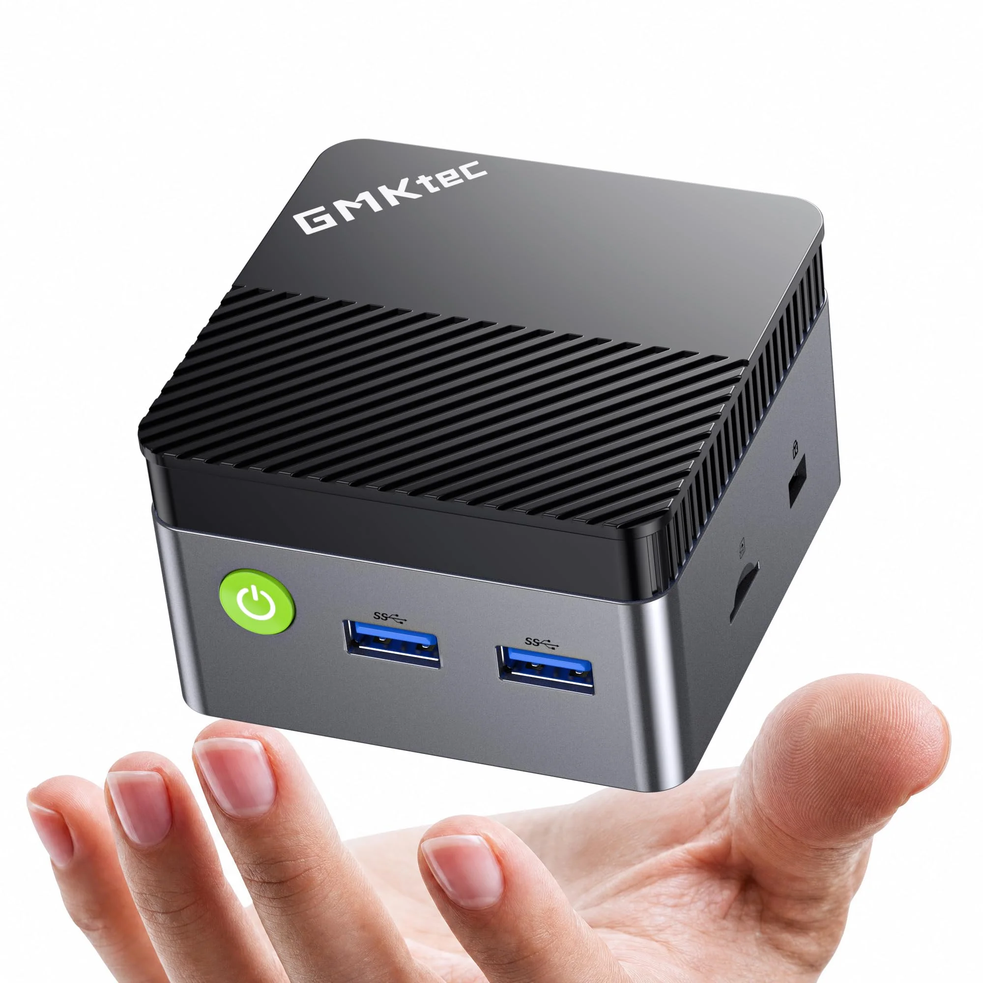 GMKtec G5S Mini PC, 3 Years Support, Intel N5095 Outperforms N5030/J3355, Mini Desktop Computer with 8GB LPDDR4 128GB M.2 SSD, Dual HDMI 4K@60Hz, USB 3.2 x3, WiFi 6, BT 5.2, SD Slot