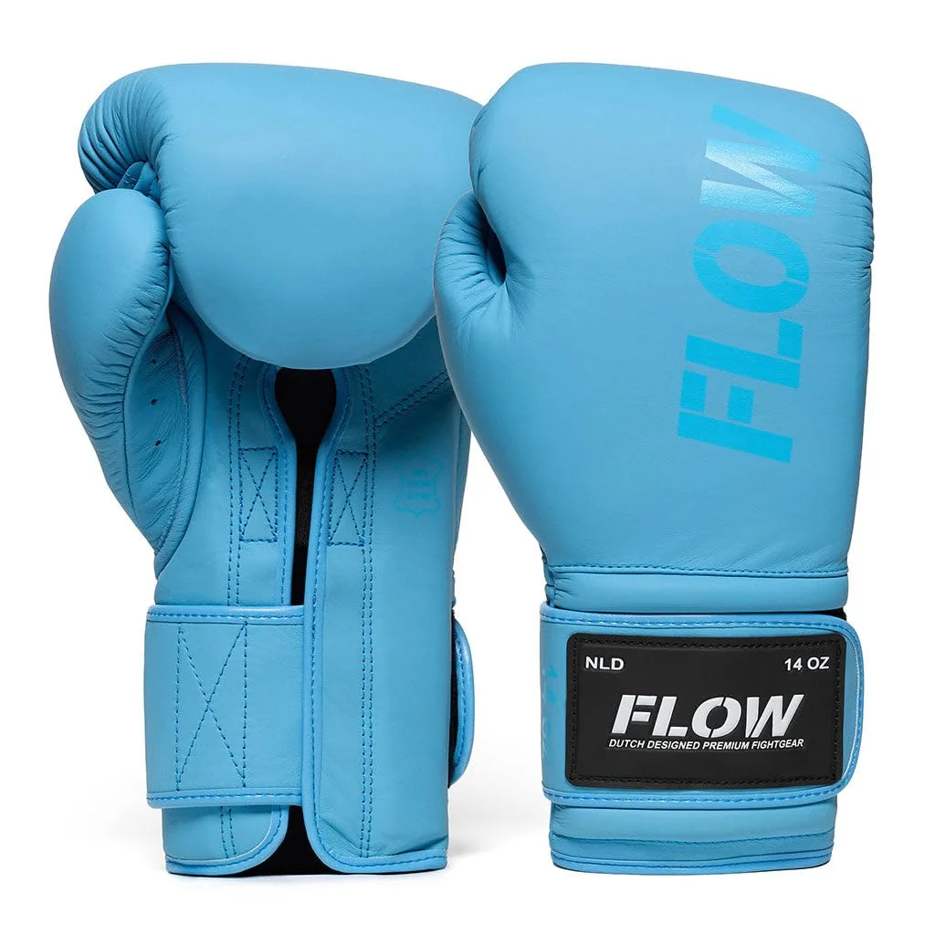 Flow Challenge Tight-Fit Boxhandschuhe aus echtem Leder – Enge Passform für präzise Kontrolle – Sparring, Training, Sandsack – Muay Thai, Kickboxen & MMA – Damen & Herren