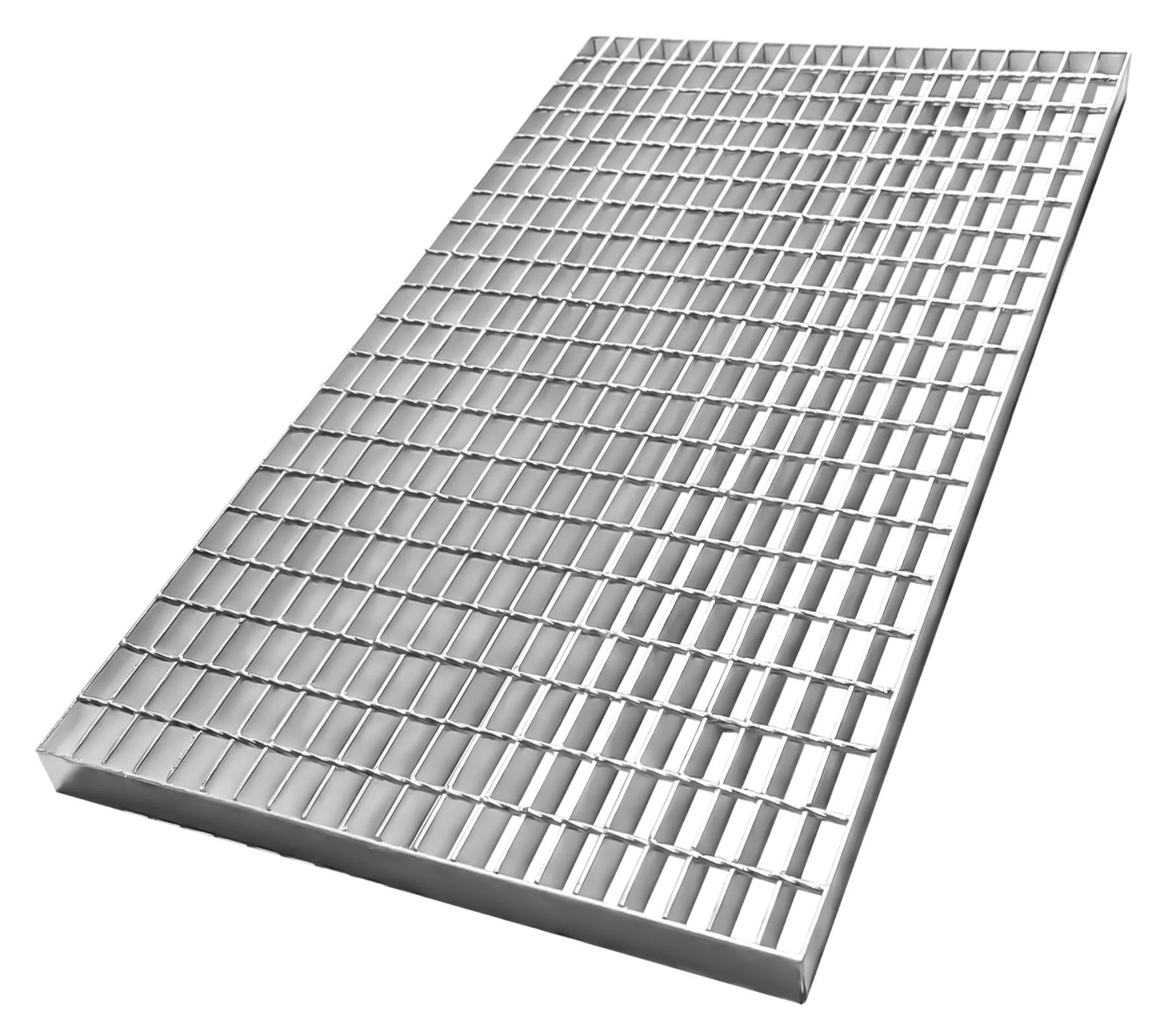 Natotela Industrie Gitterrost Verzinkt 1000x600x35 mm Schwerlast | Tragstab: 35/3 mm | MW: 30/50 mm | Schweißpressrost für Laufsteg Podest Ablaufrinne | PKW-befahrbar Feuerverzinkt