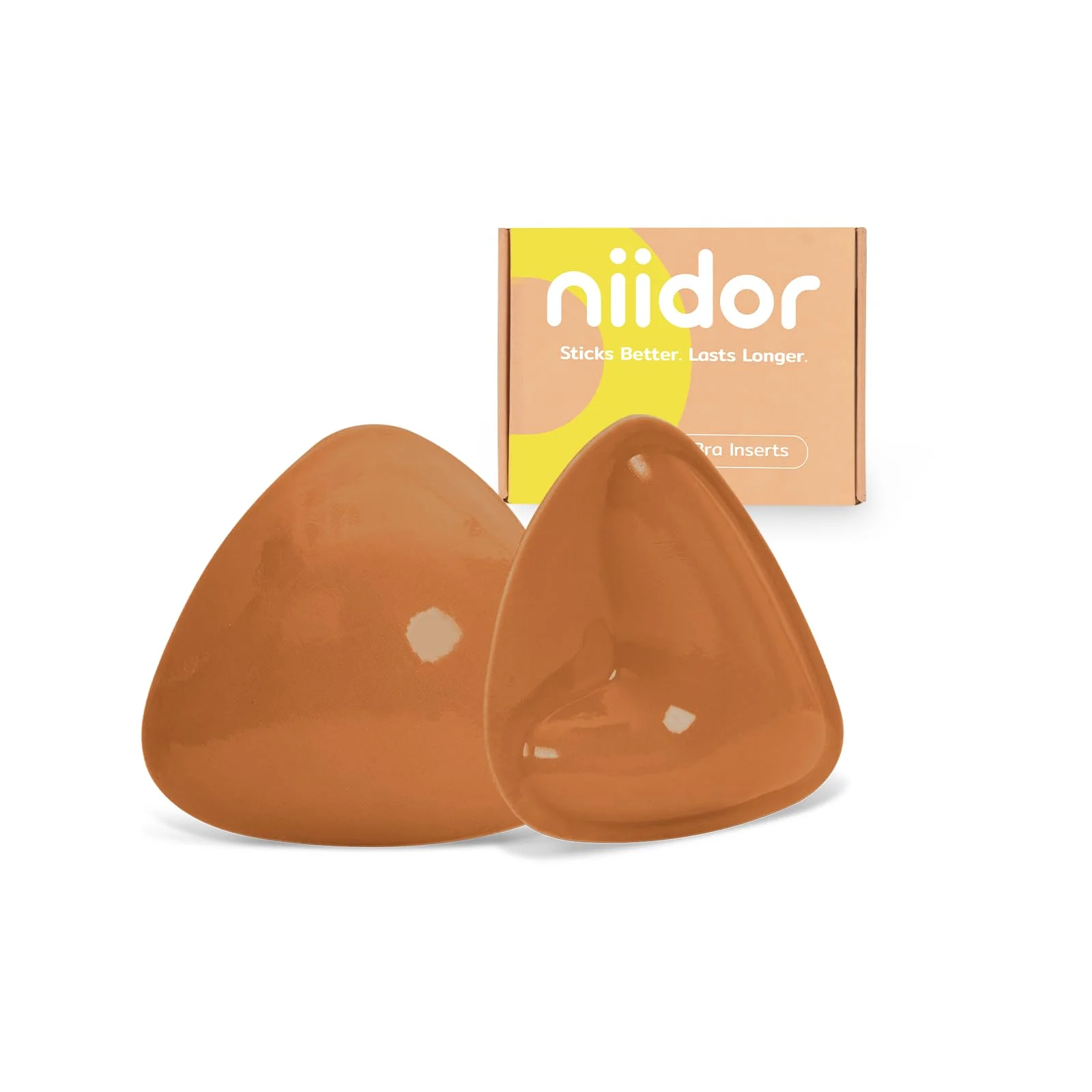 Niidor BH Einlagen, Push up Klebe BH,beidseitig klebende BH-Einsätze,Silikon klebrige BH-Pads für Badeanzug,Nude,90