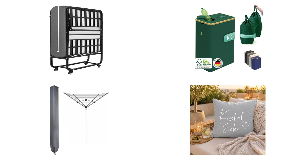 DICTAC Klappbett 90x200cm und 13cm Matratze Blitzangebot 26.08.2026 bei Amazon