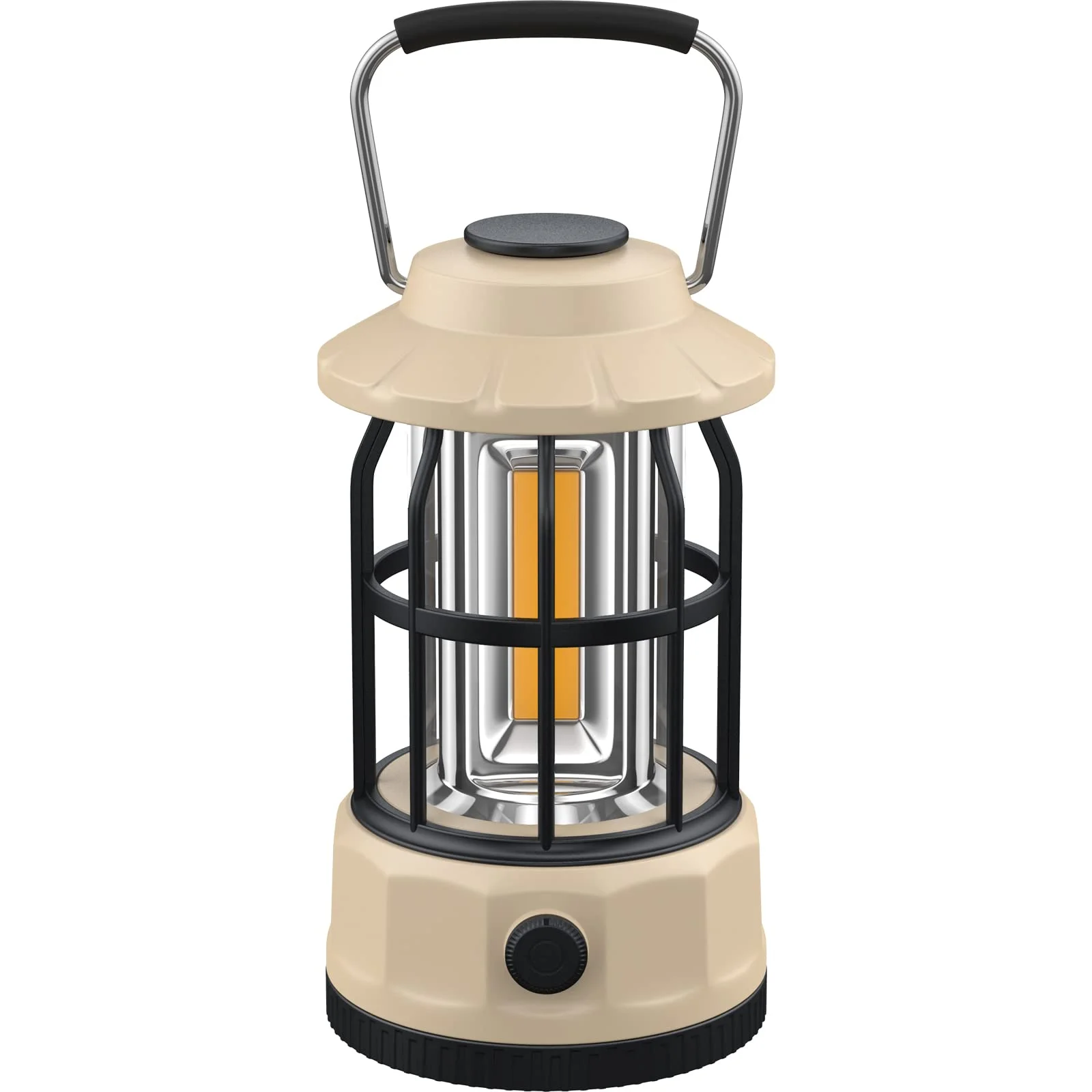 LED Campinglampe 15000mAh (Lichtzeit 268 Stunden) mit USB Aufladbar Zeltlampe Tragbar Wasserdicht, Camping Laterne mit 5 Lichtmodi für Wandern Outdoor, Stromausfälle, Notfall (Gelb, 15000mAh)