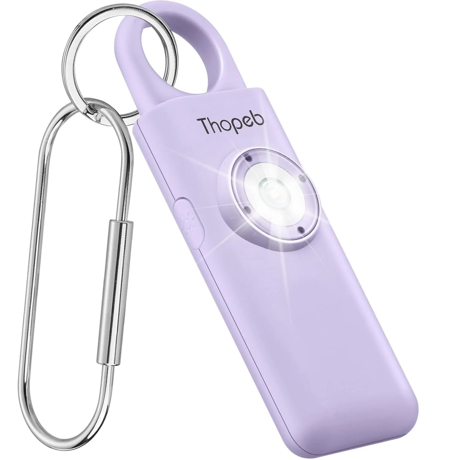 Originaler Taschenalarm extra laut 130 dB für Frauen zur Selbstverteidigung | Wiederaufladbarer Alarm-Schlüsselanhänger mit Taschenlampe & SOS-Stroboskop, für Senioren & Damen, von der Polizei empfohlen