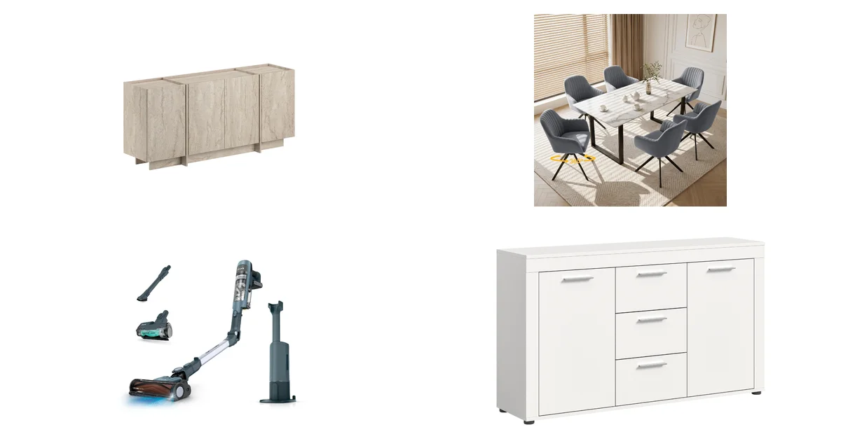 Heißeste Deals des Tages am 28.08.2026: Moderner Konsolentisch & Fijinhom Stühle