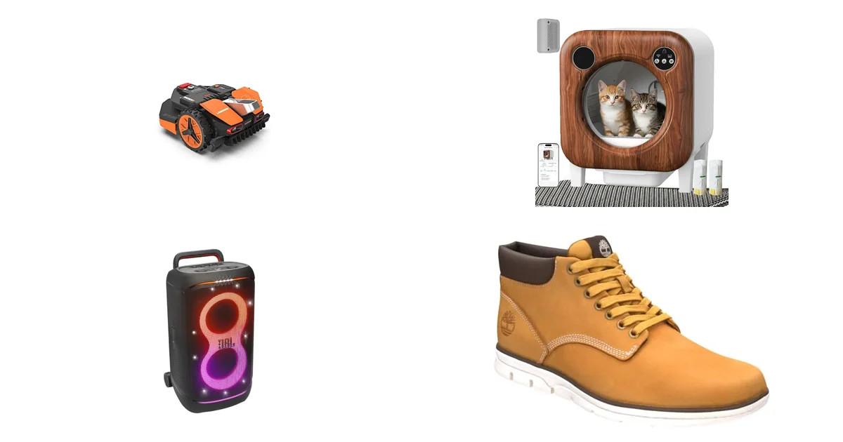 Amazon-Neuheiten 28.08.2026: Positec EOSS 2026 und Gimars XXL 90L Katzentoilette mit