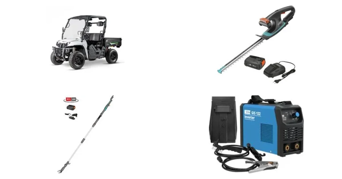 Norma24.de Deals 28.08.2026: Linhai UTV LH 50 DU Elektro und Gardena Set reduziert