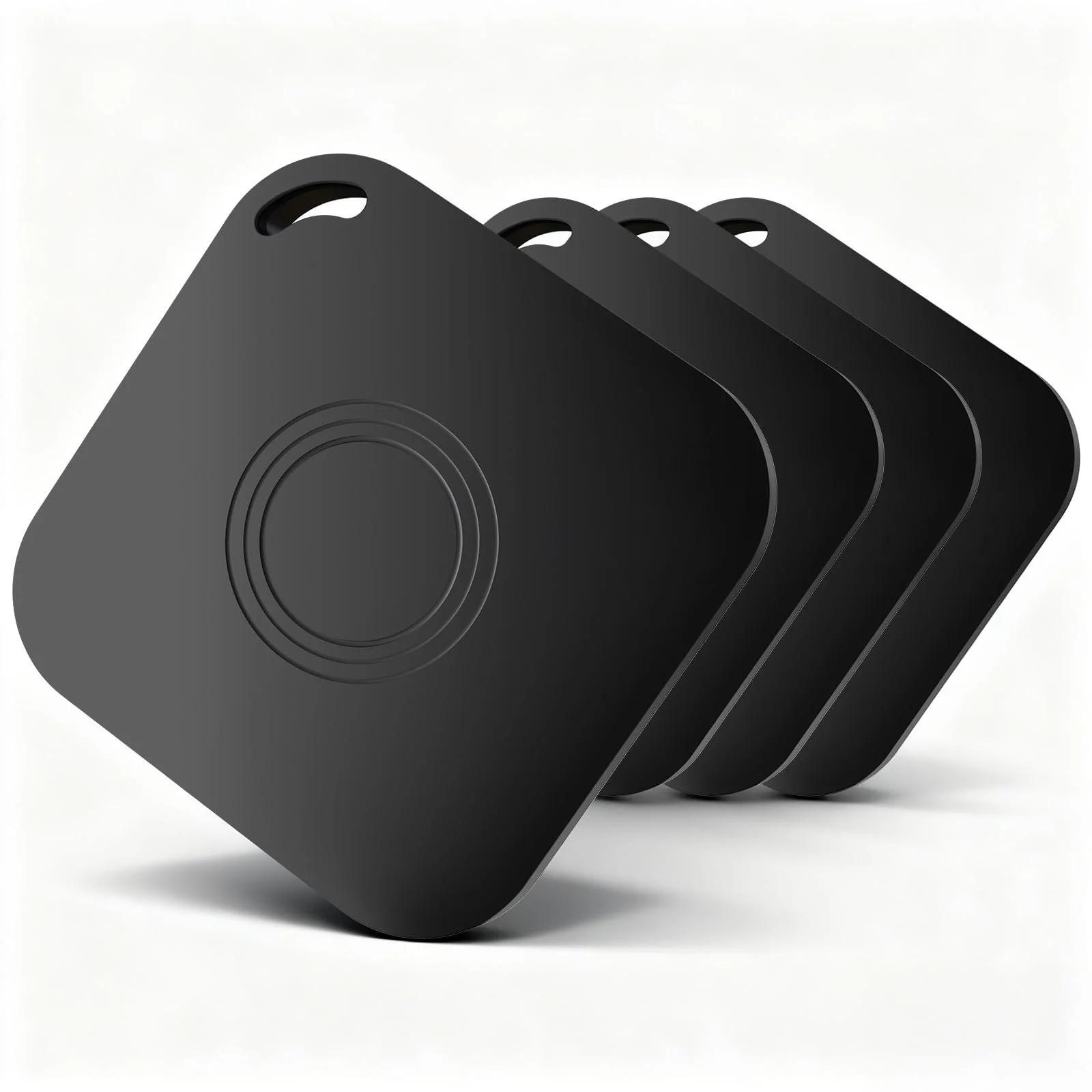 Air Schlüsselfinder Tag, 4er Pack Air Smart Tracker Tag Kompatibel mit Apple Find My(nur iOS), Anti-Lost Tracker für Schlüssel, Geldbörse, Haustiere und Gepäck, Wasserdicht mit Austauschbarer Batterie