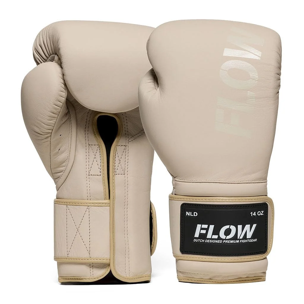 Flow Challenge Tight-Fit Boxhandschuhe aus echtem Leder – Enge Passform für präzise Kontrolle – Sparring, Training, Sandsack – Muay Thai, Kickboxen & MMA – Damen & Herren