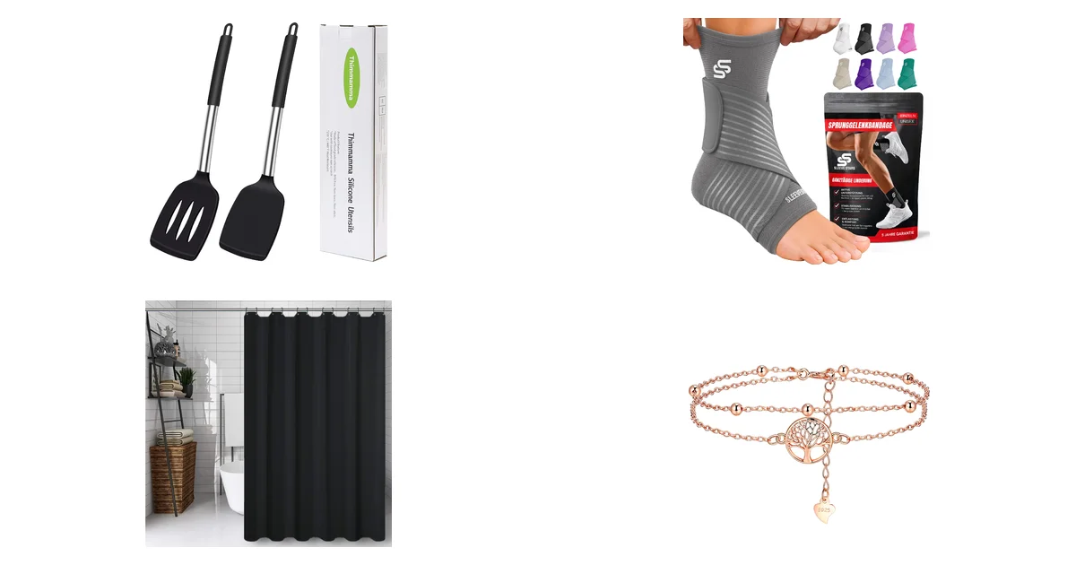 Blitzangebot Pfannenwender Silikon und Sleeve Stars Sprunggelenkbandage 29.08.2026